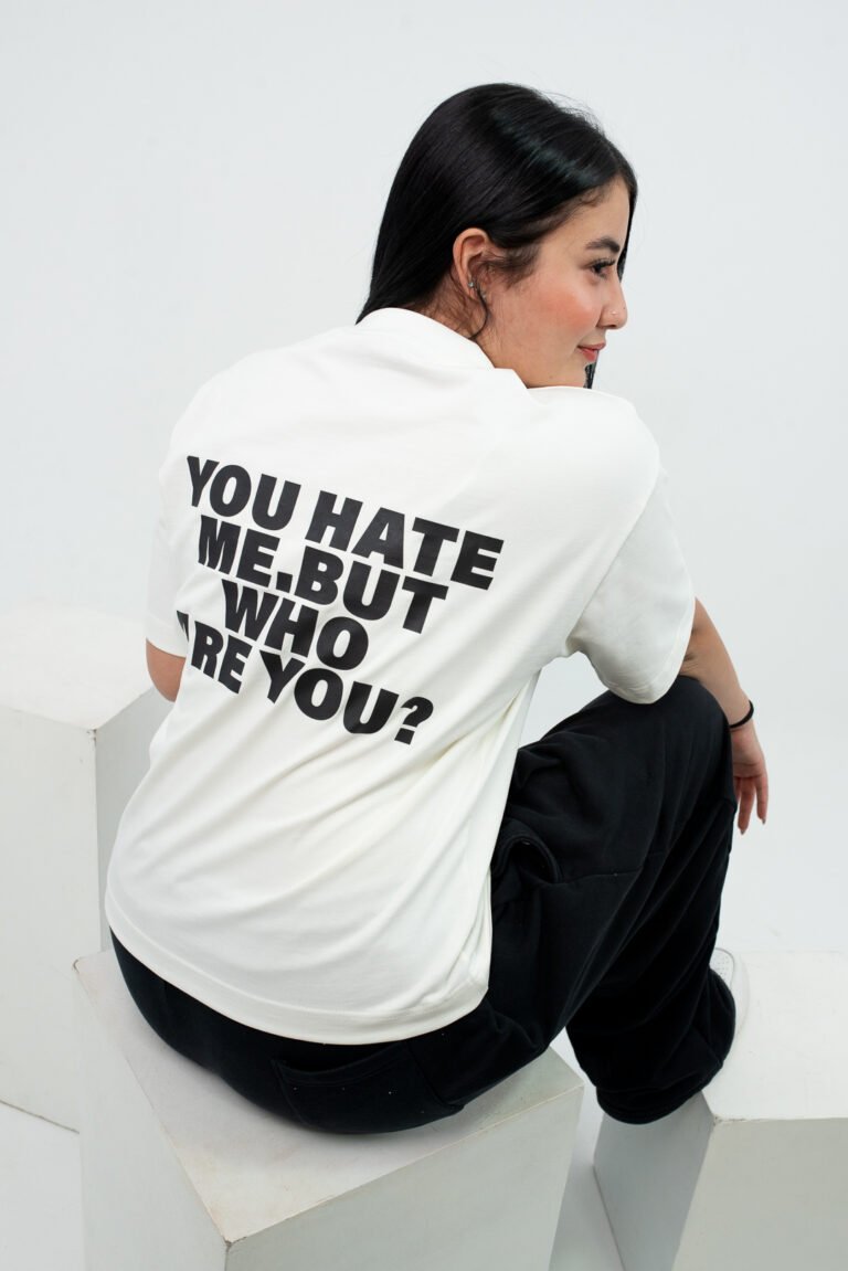 تيشرت ابيض-Oversized T-Shirt